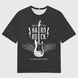 Футболка оверсайз мужская Hard Rock: Born to be wild, цвет: 3D-принт