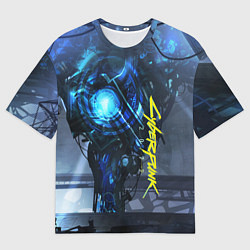 Футболка оверсайз мужская Cyberpunk 2077, цвет: 3D-принт
