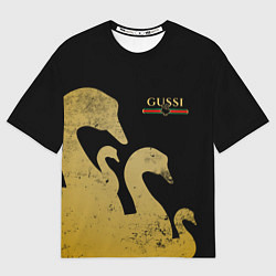 Мужская футболка оверсайз GUSSI: Gold Edition