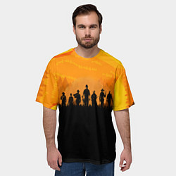 Футболка оверсайз мужская Red Dead Redemption: Orange Sun, цвет: 3D-принт — фото 2