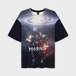 Мужская футболка оверсайз Mass Effect 3