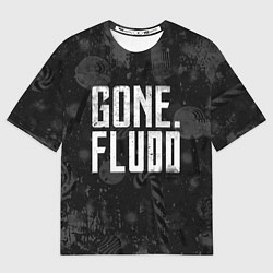 Футболка оверсайз мужская GONE Fludd Dark, цвет: 3D-принт