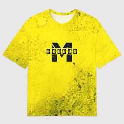 Футболка оверсайз мужская Metro Exodus: Yellow Grunge, цвет: 3D-принт
