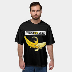 Футболка оверсайз мужская Brazzers: Black Banana, цвет: 3D-принт — фото 2