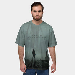 Футболка оверсайз мужская Death Stranding, цвет: 3D-принт — фото 2