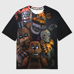 Мужская футболка оверсайз Five Nights at Freddy's