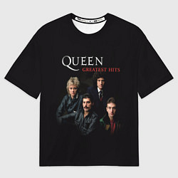 Футболка оверсайз мужская Queen: Greatests Hits, цвет: 3D-принт