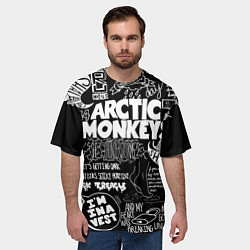 Футболка оверсайз мужская Arctic Monkeys: I'm in a Vest, цвет: 3D-принт — фото 2