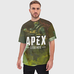 Футболка оверсайз мужская Apex Legends: Toxic Soldier, цвет: 3D-принт — фото 2