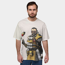 Футболка оверсайз мужская Apex Legends, цвет: 3D-принт — фото 2