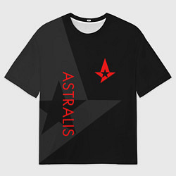 Футболка оверсайз мужская Astralis: Dark Style, цвет: 3D-принт