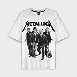 Мужская футболка оверсайз Metallica