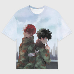 Футболка оверсайз мужская Моя Геройская Академия, цвет: 3D-принт