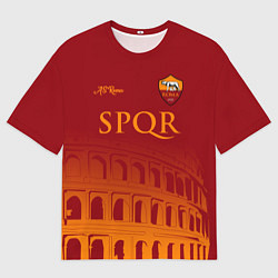 Футболка оверсайз мужская Рома клуб, цвет: 3D-принт