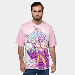 Футболка оверсайз мужская No Game No Life, цвет: 3D-принт — фото 2