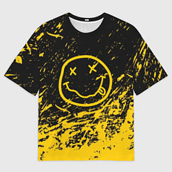 Футболка оверсайз мужская NIRVANA, цвет: 3D-принт