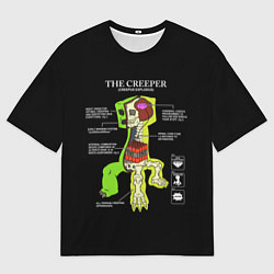 Футболка оверсайз мужская The Creeper, цвет: 3D-принт