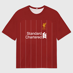 Футболка оверсайз мужская Virgil van Dijk 19-20 форма, цвет: 3D-принт