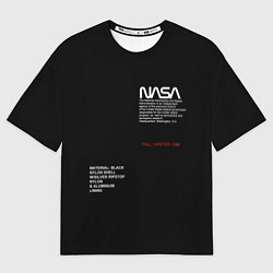 Мужская футболка оверсайз NASA