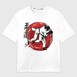 Футболка оверсайз мужская Judo: Japan, цвет: 3D-принт