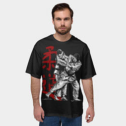 Футболка оверсайз мужская Judo, цвет: 3D-принт — фото 2