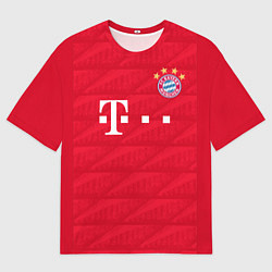 Мужская футболка оверсайз FC Bayern: Lewandowski Home 19-20