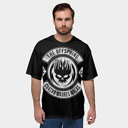 Футболка оверсайз мужская The Offspring: Cuatro Madres Malas, цвет: 3D-принт — фото 2