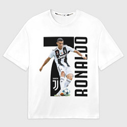 Футболка оверсайз мужская Ronaldo the best, цвет: 3D-принт
