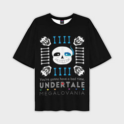 Мужская футболка оверсайз Undertale