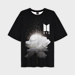 Мужская футболка оверсайз BTS Flower