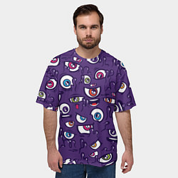 Футболка оверсайз мужская Рой Глаз, цвет: 3D-принт — фото 2