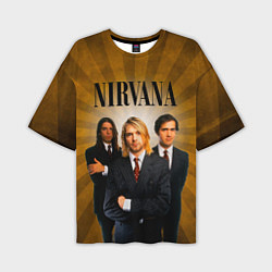 Мужская футболка оверсайз Nirvana