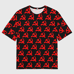 Футболка оверсайз мужская СССР, цвет: 3D-принт