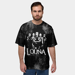 Футболка оверсайз мужская Louna, цвет: 3D-принт — фото 2