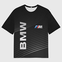 Футболка оверсайз мужская BMW, цвет: 3D-принт