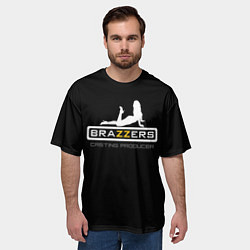 Футболка оверсайз мужская Brazzers casting producer, цвет: 3D-принт — фото 2