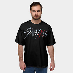 Футболка оверсайз мужская Stray Kids, цвет: 3D-принт — фото 2