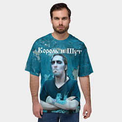 Футболка оверсайз мужская Король и Шут, цвет: 3D-принт — фото 2
