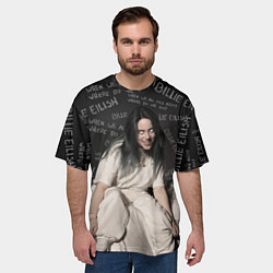 Футболка оверсайз мужская BILLIE EILISH: Where Do We Go, цвет: 3D-принт — фото 2