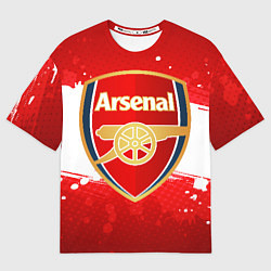 Футболка оверсайз мужская Arsenal, цвет: 3D-принт