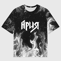 Футболка оверсайз мужская АРИЯ, цвет: 3D-принт