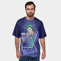 Футболка оверсайз мужская Joker from cards, цвет: 3D-принт — фото 2
