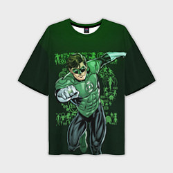 Футболка оверсайз мужская Green Lantern, цвет: 3D-принт