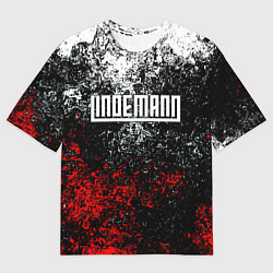 Мужская футболка оверсайз LINDEMANN: Colour Splash