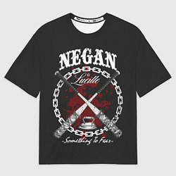 Футболка оверсайз мужская The Walking Dead Negan, цвет: 3D-принт