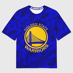 Футболка оверсайз мужская GOLDEN STATE WARRIORS, цвет: 3D-принт