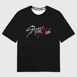Футболка оверсайз мужская STRAY KIDS, цвет: 3D-принт