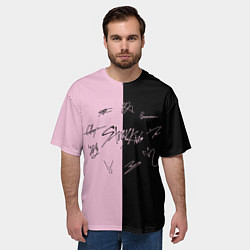 Футболка оверсайз мужская STRAY KIDS, цвет: 3D-принт — фото 2