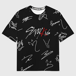 Футболка оверсайз мужская STRAY KIDS, цвет: 3D-принт