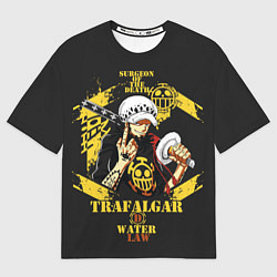 Футболка оверсайз мужская One Piece Trafalgar Water, цвет: 3D-принт